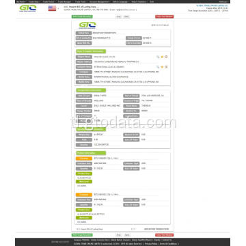 Glass Bottle USA Mag-import ng data ng customs.